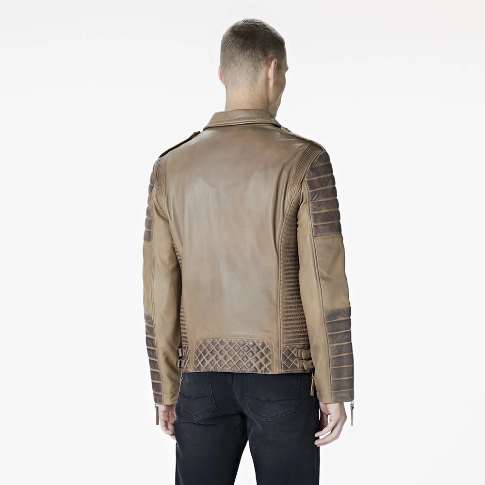 Boda Skins Kay Michaels 2.0 Desert Leather Motocycle Jacket - Picture 6 of 6